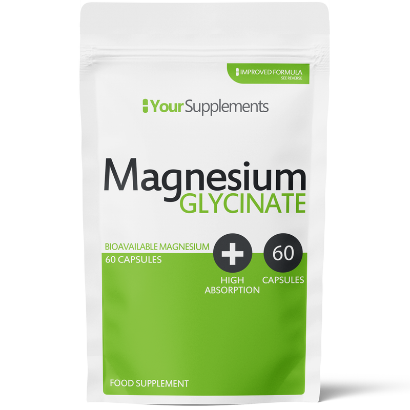 Magnesium Glycinate Capsules - Improved Formula