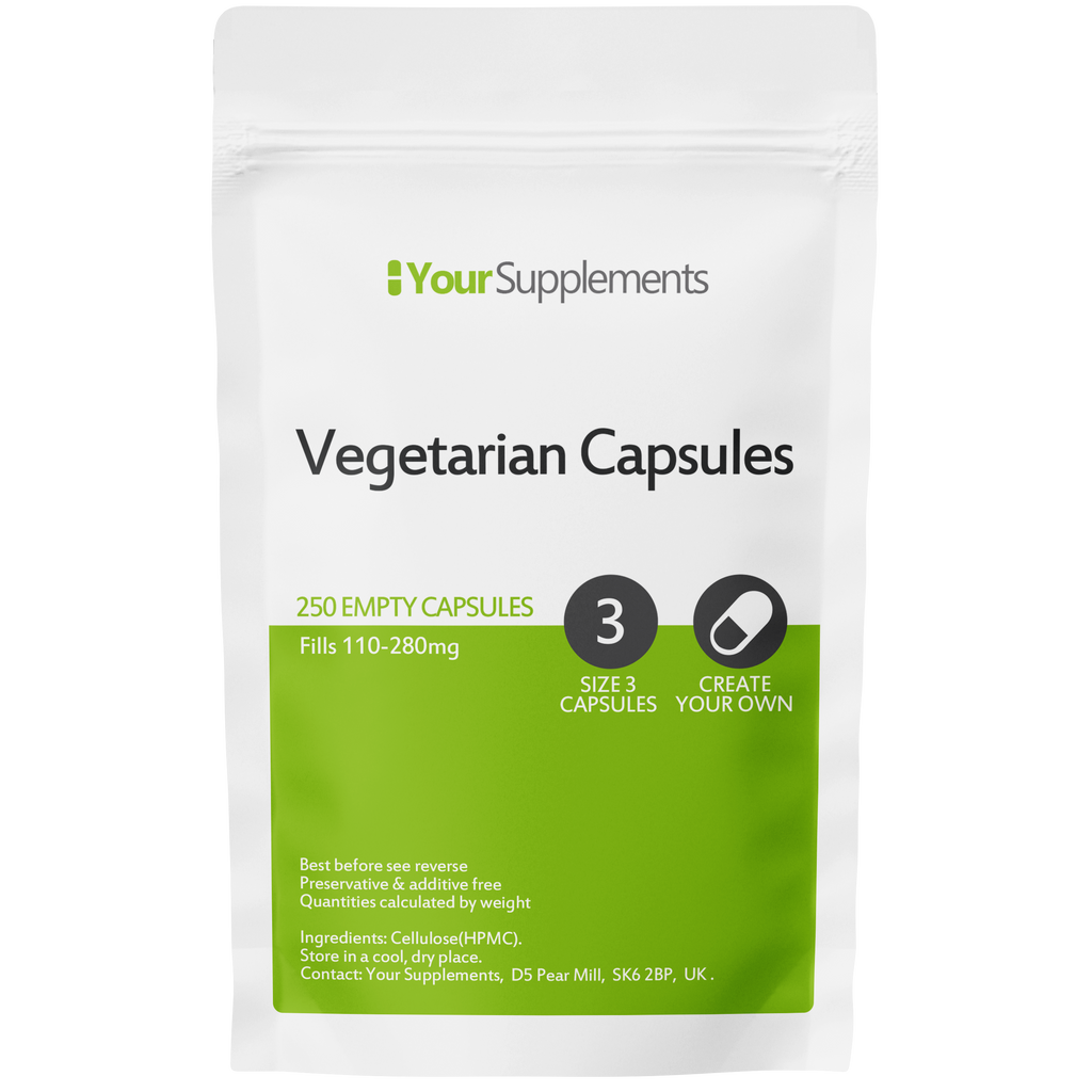 Size 3 Empty Capsules - Vegetarian