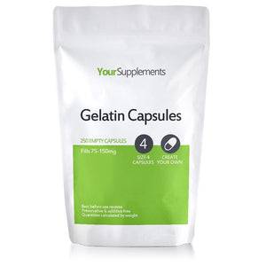 Size 4 Empty Capsules - Gelatin